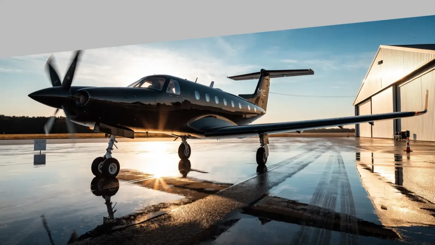 Concept: a crew plane on the ramp