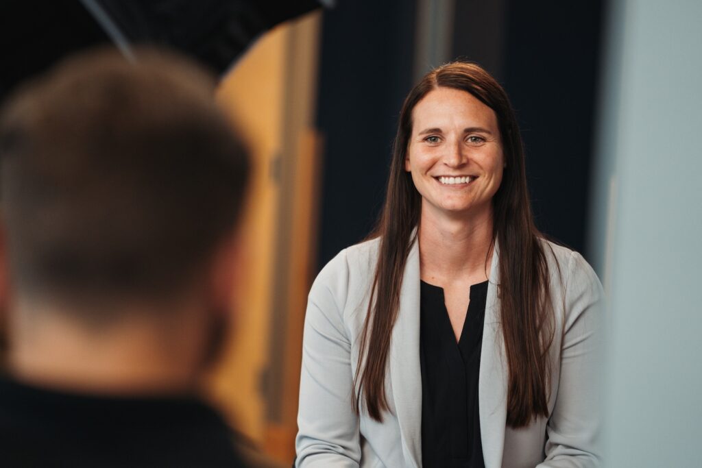 Interview-style testimonial video for business credibility